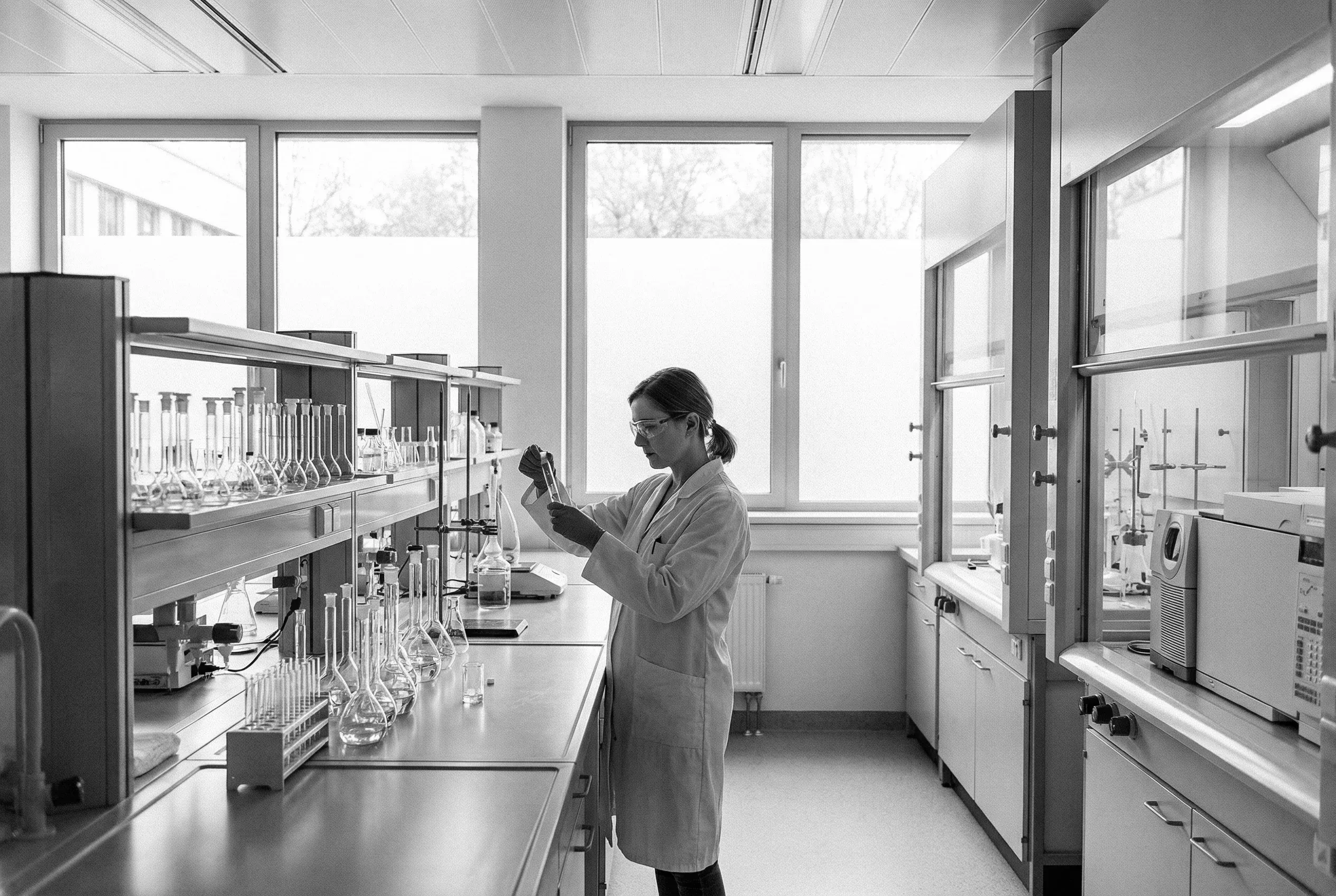 Chemie und Kunststoffe Labor