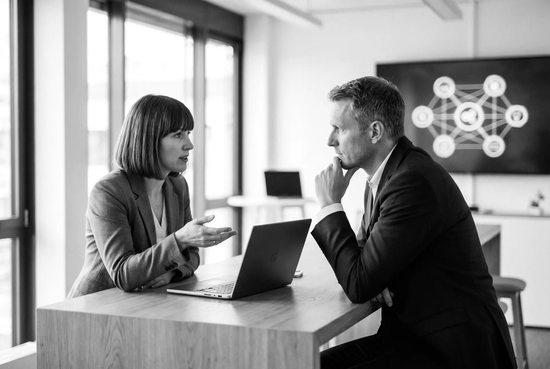 KI-Sprechstunde bei Smart Commerce — Beratungssituation