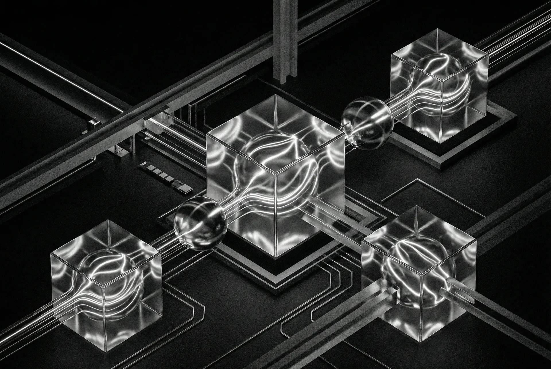 Technologien – Abstrakte Tech-Visualisierung