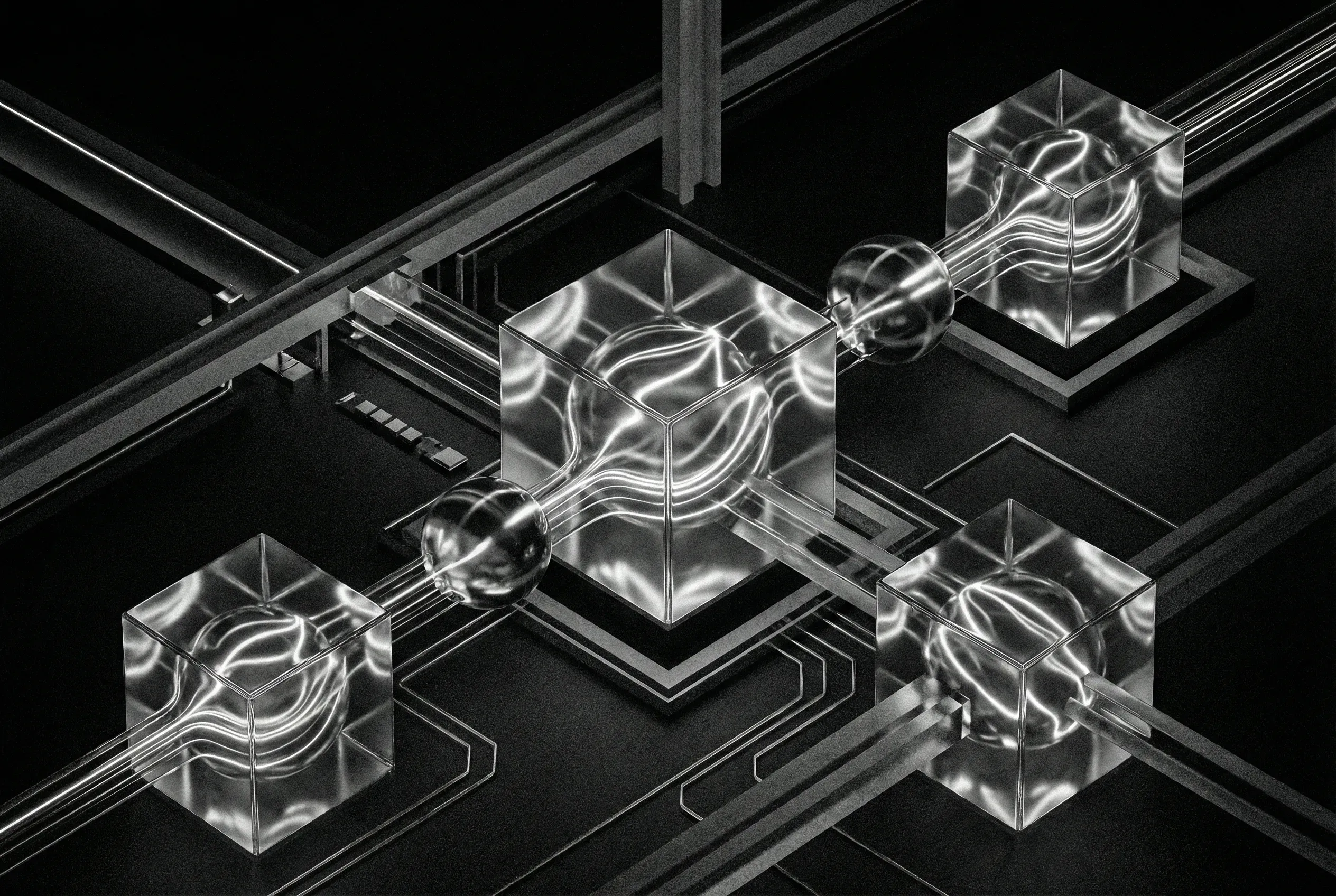 Technologien – Abstrakte Tech-Visualisierung